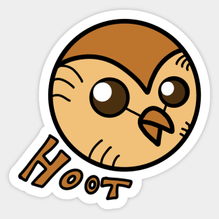 Hooty Hoot Sticker